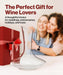 Large Elegant Crystal Wine Decanter with Built-in Aerator