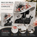 Impossible Puzzles for Adults 1000 Pieces, Floral Muse Puzzle Elegant Lady,Beauty Flower Woman Puzzle Black and White Pearl,Hard Challenge Jigsaw Puzzles Aesthetic