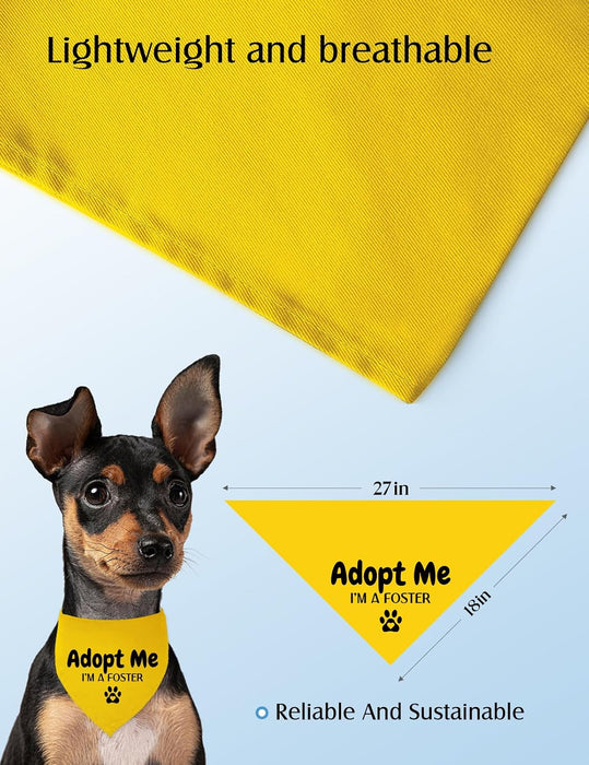 Adopt Me Foster Dog Bandana Scarf, Funny Adopt Me Bandanas for Dogs