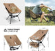 Tigerblade Camping Chair, Lightweight Folding Backpacking Hiking Chair, Compact Portable 330 lbs Capacity