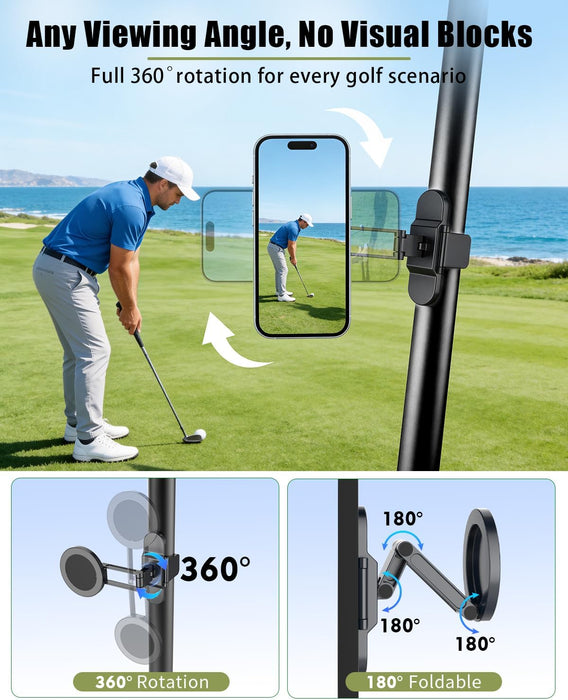 Magnetic Golf Cart Phone Holder, Golf Accessories Gifts for Men Dad