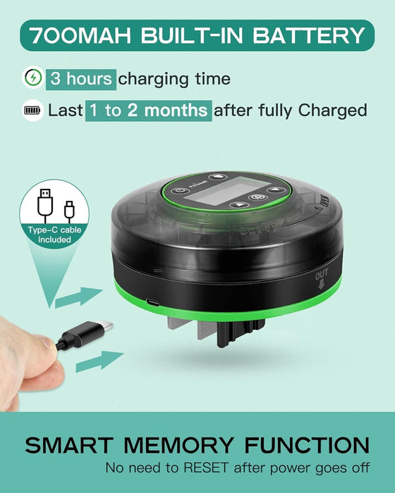 Automatic Fish Feeder for Aquarium Portion Control & Moisture-Proof