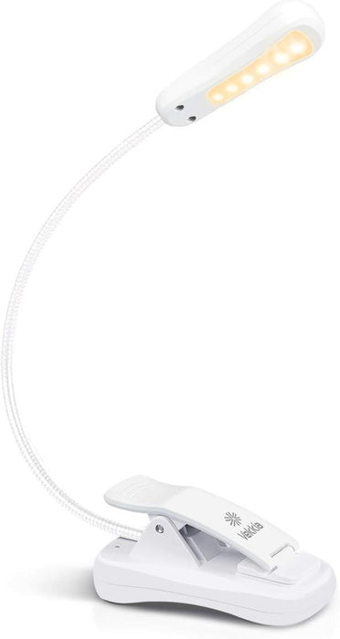 3000K Warm LED Rechargeable Book Light(Elegant White)