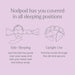 Patented Gentle Pressure Sleep Mask, Weighted Eye Mask