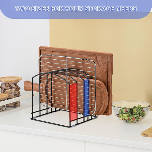 Cutting Board Organizer, 2PCS, Matte Black