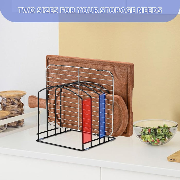 Cutting Board Organizer, 2PCS, Matte Black