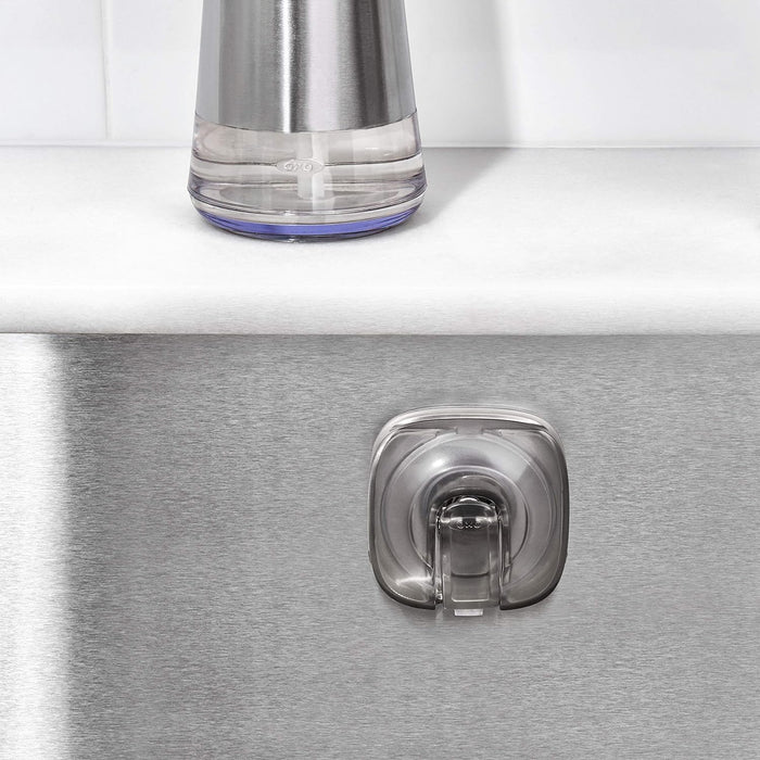 OXO Good Grips Stronghold Suction Sinkware Organizer, Sponge Holder