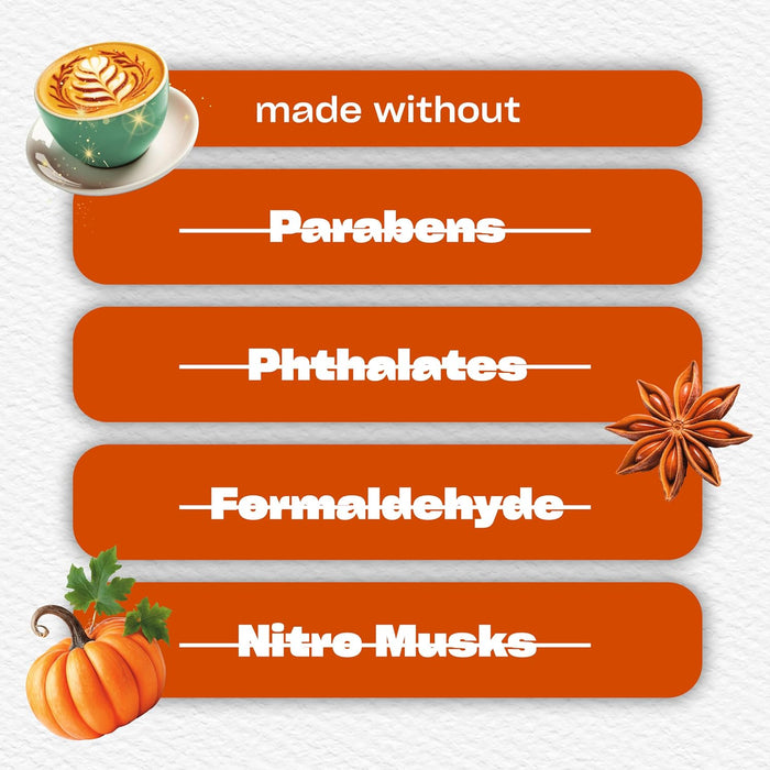 Jar Candle, Golden Pumpkin & Spice, 4.08oz., 3 Count