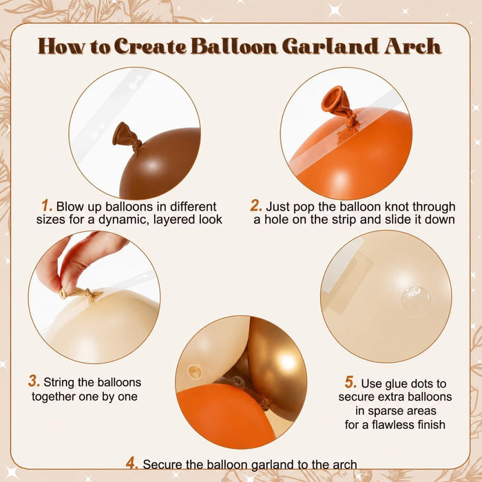 Give Thanks Foil Balloon Arch Kit for Thanksgiving Fall Party Decorations