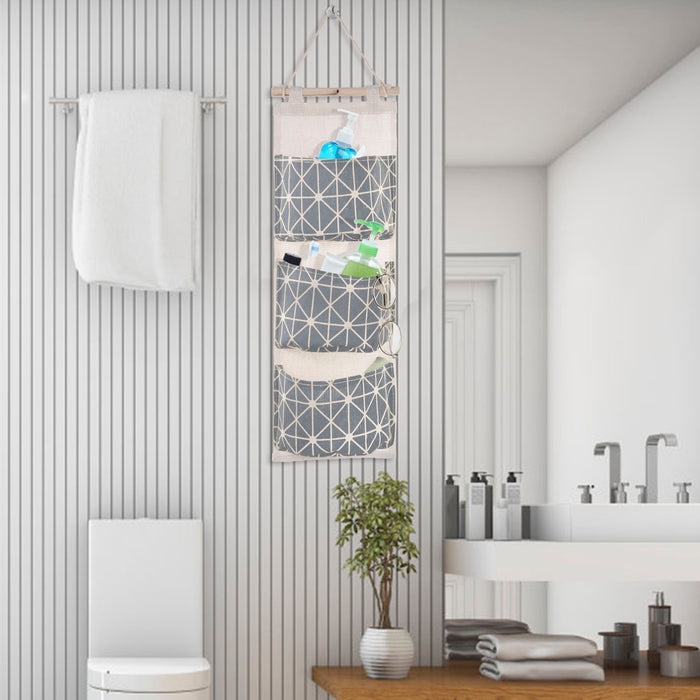 Three-Pocket Hanging Storage Organizer
