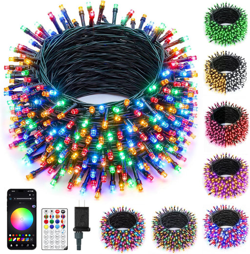 82ft 250LED Smart Color Changing Christmas Halloween Tree Lights
