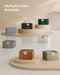Jewelry Box Organizer, 3-Layer Storage with 2 Drawers, Glass Lid