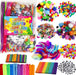 Arts and Crafts Supplies for Kids Craft Materials 1850Pcs