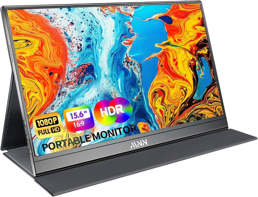 15.6" FHD 60Hz Portable Monitor USB-C HDMI IPS HDR Gaming Laptop