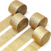 Gold Crepe Paper Streamers 4pcs 328 FT Gold Streamers