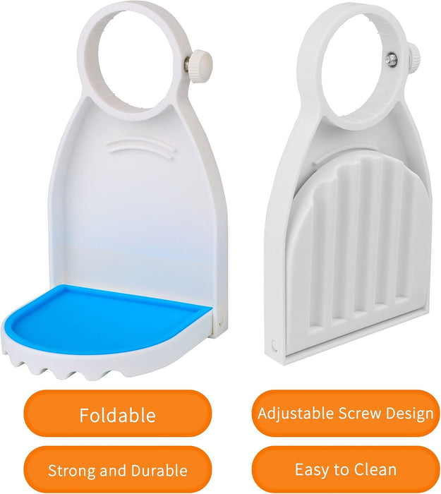2 Pack Laundry Detergent Cup Holder Fabric Softener Drip Cup Holders Drip Catcher Tray with Fixing Screw Detergent Drip Catcher and Drip Tray Removable Silicone Pad
