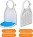 2 Pack Laundry Detergent Cup Holder Fabric Softener Drip Cup Holders Drip Catcher Tray with Fixing Screw Detergent Drip Catcher and Drip Tray Removable Silicone Pad
