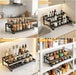Spice Rack Organizer for Cabinet, 13-21.5" Expandable Spicy Shelf