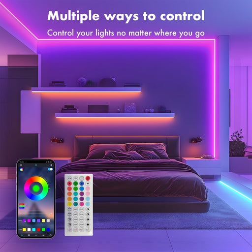 Neon Rope Lights, 50FT RGB LED Strip Lights