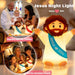 Jesus Night Light,Rechargeable Touch Silicone Bedside Jesus Lamp for kids