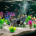 8Pcs Fish Tank Decorations Set Sunken Ship Decoration,Resin Material Fish Tank Accessories Accessories for Natural Look,