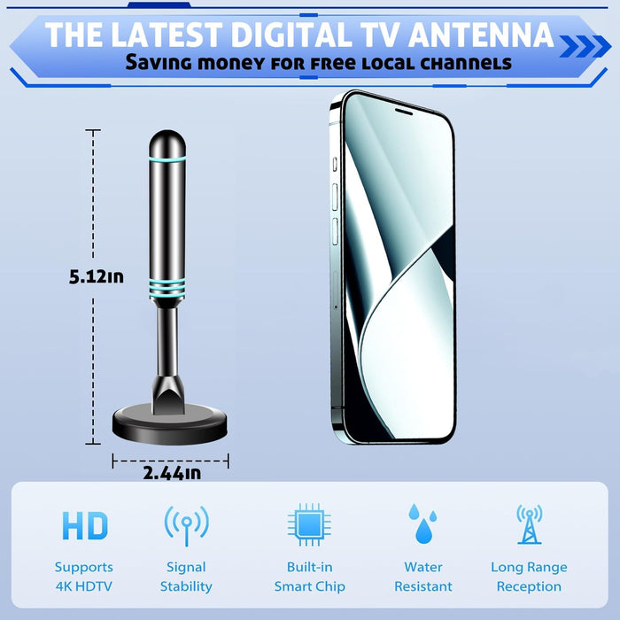 Digital Antenna for Smart TV Indoor,TV Antenna for Local Channels