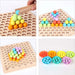 Wooden Color-Sorting Peg Board Toy