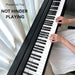 Piano Note Guide for Beginners, Removable, Black