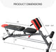 Finer Form Multi-Functional Adjustable FID Weight Bench and Roman Chair