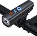 High Lumens Super Bright Bike Lights for Night Riding,Precision Battery Display&Smart Auto Light Sensor,5Modes,USB Recha