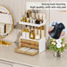 Arcylic 5-Tier Makeup & Skincare Organizer for Vanity, Bath