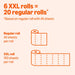 2-Ply Flex-Sheets Paper Towels, 12 Basics Rolls = 40 Regular Rolls, Everyday Value with 150 Sheets per Roll, Packaging May Vary