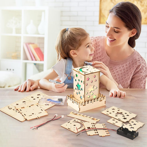 5 Individual STEM Science Kits for Kids, Wood Arts and Craft Kits 8-12