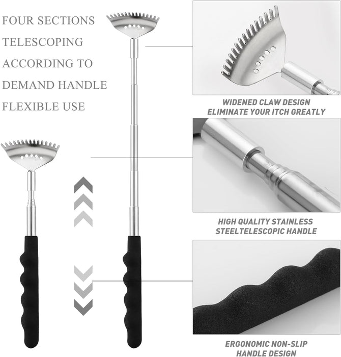 Scalp Massager Extendable Back Scratcher for Men Women Adults