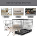 Washable Dog Bed Mat Medium Size Fluffy Pet Crate Pad 36x23