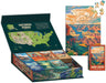 - National Parks Jigsaw Puzzle Box Set - 16 Mini Puzzles, 100 Pieces Each - Colorful Puzzle Gift Set for Adults