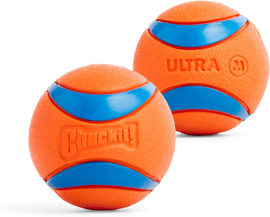 Ultra Ball Dog Toy, Durable Rubber, Medium 2.5-in, 2 Pack