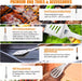 38Pcs BBQ Tools Grilling Accessories Set with Aluminum Case