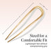 French Hair Pins for Women | Secure Hold All Day - Gold, 1pc