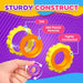 Fidget Toys Sensory Rings for Kids: 12 Pack Finger Spinner Rings - Texture Stress Toys for Kids Autism Calming - Fun Fid