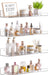 4 Pcs 15" Acrylic Shelves for Wall Storage and Organizer, Clear