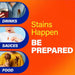 Stain Remover for Clothes, To Go Pen, Instant Stain & Spot Remover for Clothes, Travel & Pocket Size, 5 Count (Pack of 1