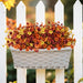 Artificial Fake Fall Plants Flowers for Outdoor Outside Decoration