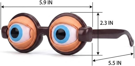 Crazy Blinking Winking Eye Glasses With Soft Comfort Nose Pads