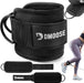 DMoose Ankle Strap for Cable Machine - One Size Fit with Premium Padding, Workout Kickback Ankle Cuffs, Ankle Bands for 