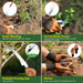 Garden Tool Set,10 Pcs Heavy Duty Gardening Hand Tool Kit for Women Aluminum with Non Slip Ergonomic Handle, Storage Tot