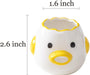 Egg Yolk Separator, HQ Creative Ceramics Cute Little Chicken Egg Yolk White, Funny Style Simple Automatic Separation Baking Assistant Tool (Upgrade Yellow Chick)