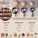 Ice Cream Scoop, 3Pcs Cookie Scoop Set, Stainless Steel Ice Cream Scooper with Trigger Release, Large/Medium/Small Cooki