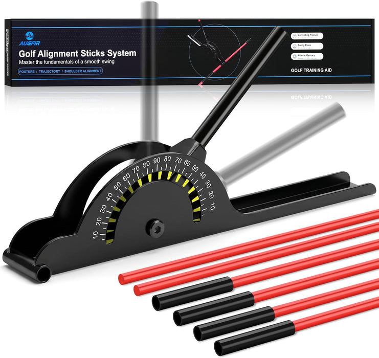 180° Adjustable Golf Alignment Sticks Holder