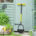 Professional Edge Lawn Tool, Heavy Duty Steel Half Moon & Saw-Tooth Blade for Clean Borders, Long Handle Reduces Back Strain, Manual Edger Ideal for Garden Edges, Sidewalks, Flower Beds